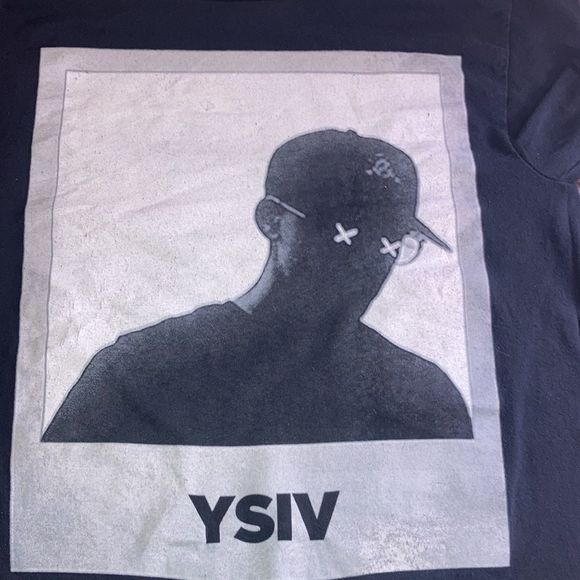 Unisex Gildan YSIV Logic Graphic Band T-Shirt Medium Black Photo - Picture 8 of 8